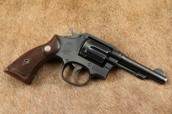 Smith & Wesson Post-War 5-Screw .38 Military & Police .38 Special 4&rdquo; DA/SA Revolver 1948-1952 C&R
