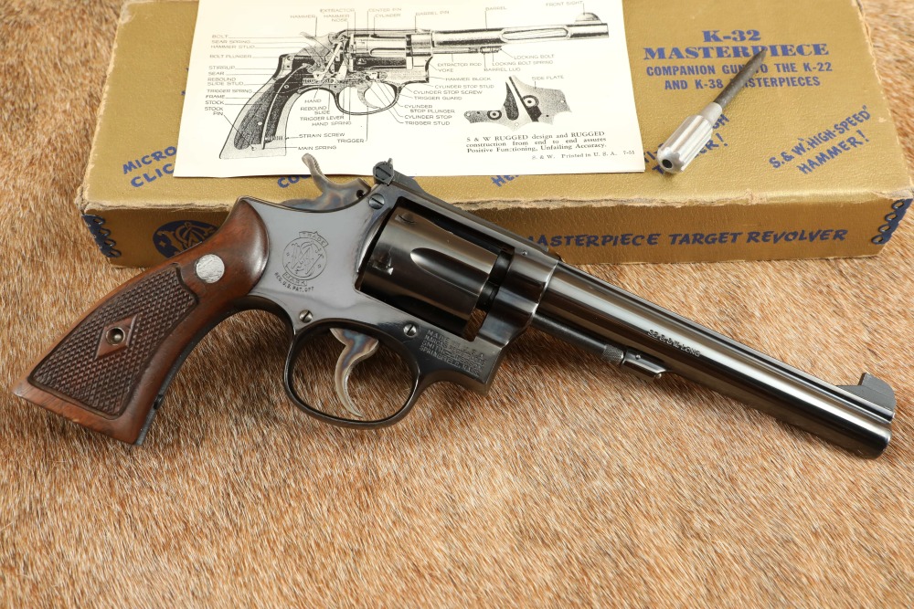 Smith & Wesson Post-War 5-Screw K-32 Masterpiece .32 S&W Long 6