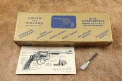 Smith & Wesson Post-War 5-Screw K-32 Masterpiece .32 S&W Long 6&rdquo; Revolver, Box & Letter 1955 C&R - 26