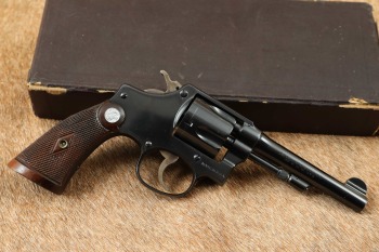 Smith & Wesson S&W .38 Regulation Police Model 4&Prime; .38 Pre War, I Frame Revolver w/ Box