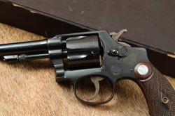 Smith & Wesson S&W .38 Regulation Police Model 4&Prime; .38 Pre War, I Frame Revolver w/ Box - 8