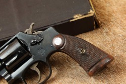 Smith & Wesson S&W .38 Regulation Police Model 4&Prime; .38 Pre War, I Frame Revolver w/ Box - 9