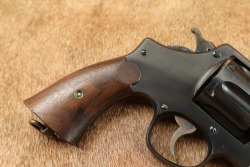 WWI "0" Prefix Smith & Wesson S&W Model 1917 .45 ACP Hand Ejector 6&rdquo; Double Action Revolver C&R - 3
