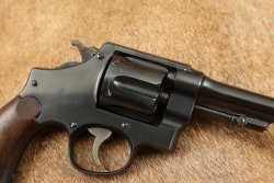 WWI "0" Prefix Smith & Wesson S&W Model 1917 .45 ACP Hand Ejector 6&rdquo; Double Action Revolver C&R - 4