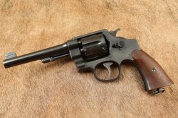 WWI "0" Prefix Smith & Wesson S&W Model 1917 .45 ACP Hand Ejector 6&rdquo; Double Action Revolver C&R - 6