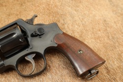WWI "0" Prefix Smith & Wesson S&W Model 1917 .45 ACP Hand Ejector 6&rdquo; Double Action Revolver C&R - 9
