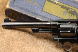 Smith & Wesson S&W The .357 Registered Magnum 1937 6.5&rdquo; Blued DA Revolver w/ Box & Letter - 6