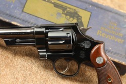 Smith & Wesson S&W The .357 Registered Magnum 1937 6.5&rdquo; Blued DA Revolver w/ Box & Letter - 7