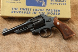 Smith & Wesson .44 Hand Ejector 3rd Model .44 Spl 6.5&Prime; DA/SA Blue Revolver w/ Box 1946-1947 (Post War Transitional) (a.k.a 1926 Model Military) - 5