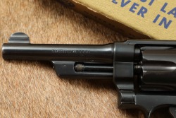 Smith & Wesson .44 Hand Ejector 3rd Model .44 Spl 6.5&Prime; DA/SA Blue Revolver w/ Box 1946-1947 (Post War Transitional) (a.k.a 1926 Model Military) - 6