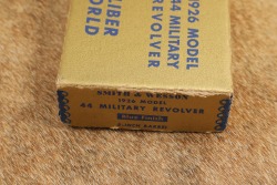Smith & Wesson .44 Hand Ejector 3rd Model .44 Spl 6.5&Prime; DA/SA Blue Revolver w/ Box 1946-1947 (Post War Transitional) (a.k.a 1926 Model Military) - 27