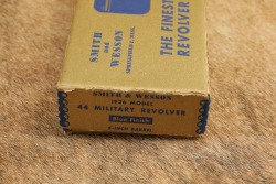 Smith & Wesson .44 Hand Ejector 3rd Model .44 Spl 6.5&Prime; DA/SA Blue Revolver w/ Box 1946-1947 (Post War Transitional) (a.k.a 1926 Model Military) - 28