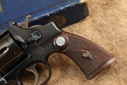 Documented Boulder CO Police Chief Smith & Wesson .38/44 Heavy Duty/Outdoorsman &ldquo;Police Target&rdquo; Model .38 Special 6.5&Prime; Revolver W/ Box, Letter & Book 1933 C&R - 9