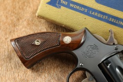 Smith & Wesson S&W Post-War M&P Pre-Model 10 38 2&rdquo; DA/SA Revolver w/ Box & Letter 1947 C&R - 3