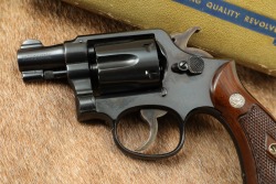 Smith & Wesson S&W Post-War M&P Pre-Model 10 38 2&rdquo; DA/SA Revolver w/ Box & Letter 1947 C&R - 6