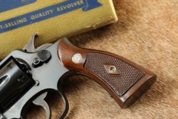 Smith & Wesson S&W Post-War M&P Pre-Model 10 38 2&rdquo; DA/SA Revolver w/ Box & Letter 1947 C&R - 7