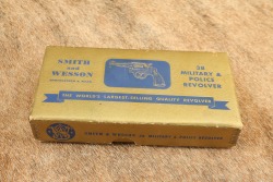 Smith & Wesson S&W Post-War M&P Pre-Model 10 38 2&rdquo; DA/SA Revolver w/ Box & Letter 1947 C&R - 22