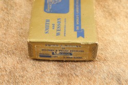 Smith & Wesson S&W Post-War M&P Pre-Model 10 38 2&rdquo; DA/SA Revolver w/ Box & Letter 1947 C&R - 25