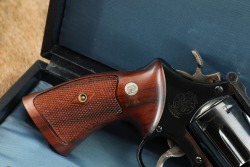 First Year Smith & Wesson S&W Pre Model 29 .44 Magnum 4&rdquo; DA/SA Revolver & Letter 1956 - 4