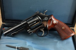 First Year Smith & Wesson S&W Pre Model 29 .44 Magnum 4&rdquo; DA/SA Revolver & Letter 1956 - 7