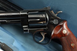 First Year Smith & Wesson S&W Pre Model 29 .44 Magnum 4&rdquo; DA/SA Revolver & Letter 1956 - 9