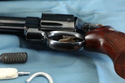 First Year Smith & Wesson S&W Pre Model 29 .44 Magnum 4&rdquo; DA/SA Revolver & Letter 1956 - 13
