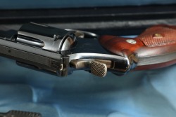 First Year Smith & Wesson S&W Pre Model 29 .44 Magnum 4&rdquo; DA/SA Revolver & Letter 1956 - 17