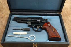First Year Smith & Wesson S&W Pre Model 29 .44 Magnum 4&rdquo; DA/SA Revolver & Letter 1956 - 27