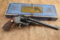 Smith & Wesson S&W The .357 Registered Magnum 1936 8 3/4&rdquo; Blued DA Revolver w/ Box