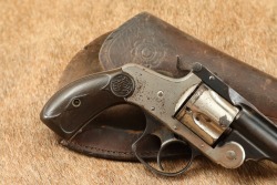 Smith & Wesson S&W .38 Double Action 3rd Model 5&rdquo; DA/SA Revolver & Holster 1884-1895 Antique - 2