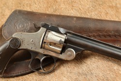 Smith & Wesson S&W .38 Double Action 3rd Model 5&rdquo; DA/SA Revolver & Holster 1884-1895 Antique - 3