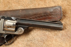 Smith & Wesson S&W .38 Double Action 3rd Model 5&rdquo; DA/SA Revolver & Holster 1884-1895 Antique - 4