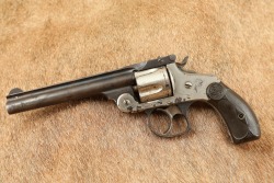 Smith & Wesson S&W .38 Double Action 3rd Model 5&rdquo; DA/SA Revolver & Holster 1884-1895 Antique - 5