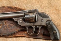 Iver Johnson Second Model Automatic Safety Hammerless Revolver .38 S&W C&R - 7