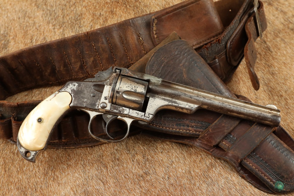 SMC 11.52 リボルバー .38 SW 59 Rare Merwin Hulbert .38 Cal. 4th Model Pocket Revolver Nickel w