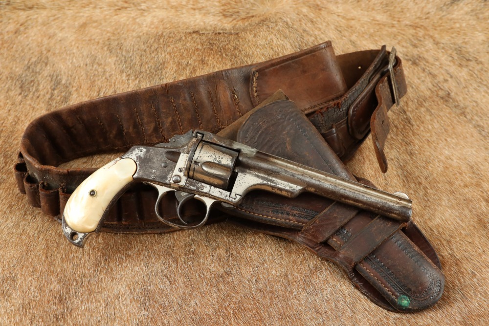 SMC 11.52 リボルバー .38 SW 59 Rare Merwin Hulbert .38 Cal. 4th Model Pocket Revolver Nickel w