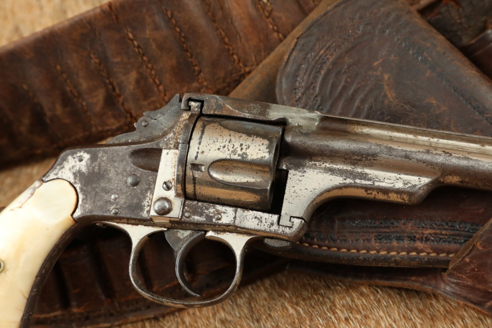 SMC 11.52 リボルバー .38 SW 59 Rare Merwin Hulbert .38 Cal. 4th Model Pocket Revolver Nickel w