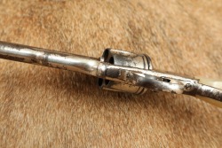 Rare Merwin Hulbert .38 Cal. 4th Model Pocket Revolver Nickel w/ Rig (Folder Hammer Spur) 1883-92 Antique - 11