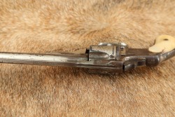 Rare Merwin Hulbert .38 Cal. 4th Model Pocket Revolver Nickel w/ Rig (Folder Hammer Spur) 1883-92 Antique - 17