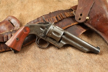 Merwin Hulbert .44 Cal. First Model Revolver w/ Rig 1876-1878 Antique