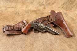 Merwin Hulbert .44 Cal. First Model Revolver w/ Rig 1876-1878 Antique - 2
