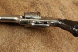 Rare Engraved Merwin Hulbert .38 Cal. 4th Model Pocket Revolver Nickel w/ Folder Hammer Spur 1883-92 Antique - 11