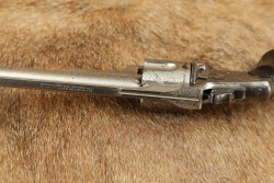 Rare Engraved Merwin Hulbert .38 Cal. 4th Model Pocket Revolver Nickel w/ Folder Hammer Spur 1883-92 Antique - 16