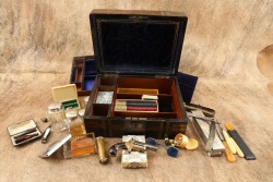 Colt Thuer Third Model Deringer .41 RF Short Pivot-Barrel Derringer In Gentlemen's Toiletry & Gambling Kit
