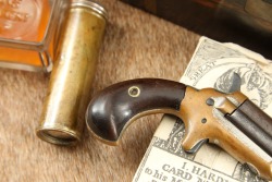 Colt Thuer Third Model Deringer .41 RF Short Pivot-Barrel Derringer In Gentlemen's Toiletry & Gambling Kit - 3