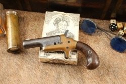 Colt Thuer Third Model Deringer .41 RF Short Pivot-Barrel Derringer In Gentlemen's Toiletry & Gambling Kit - 5