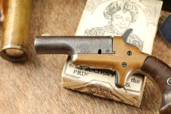 Colt Thuer Third Model Deringer .41 RF Short Pivot-Barrel Derringer In Gentlemen's Toiletry & Gambling Kit - 6
