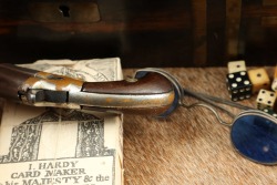 Colt Thuer Third Model Deringer .41 RF Short Pivot-Barrel Derringer In Gentlemen's Toiletry & Gambling Kit - 11