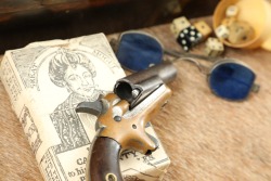 Colt Thuer Third Model Deringer .41 RF Short Pivot-Barrel Derringer In Gentlemen's Toiletry & Gambling Kit - 14