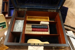 Colt Thuer Third Model Deringer .41 RF Short Pivot-Barrel Derringer In Gentlemen's Toiletry & Gambling Kit - 18